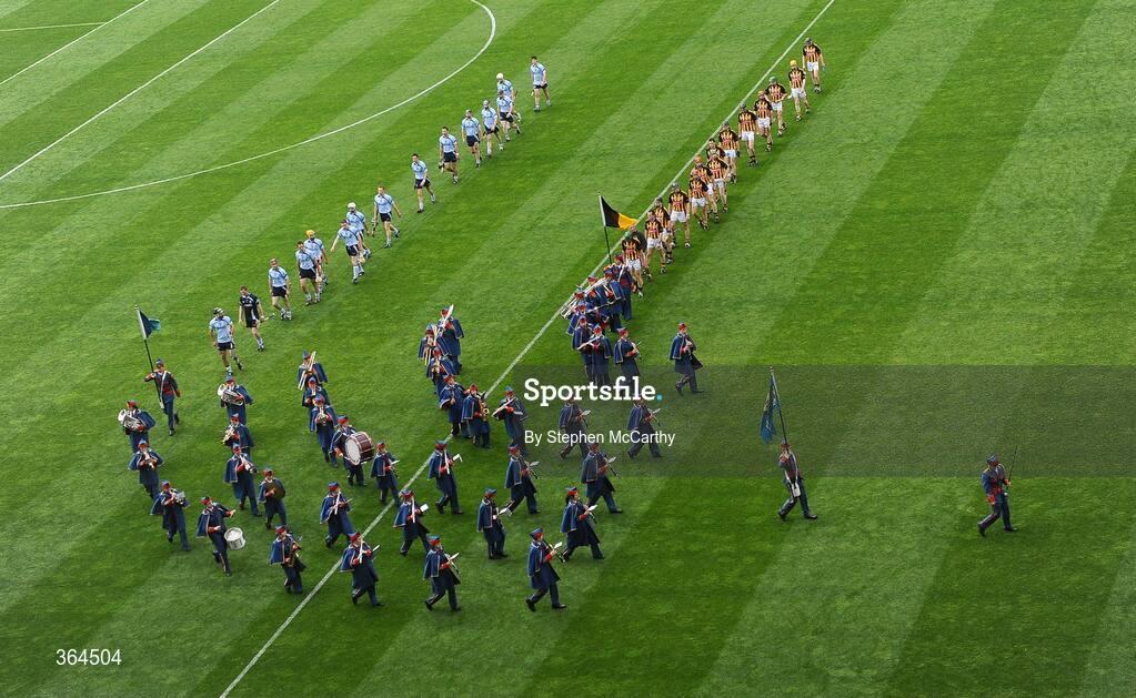 5 July 2009; A general view of the pre-match parade. GAA Hurling Leinster Senior Championship Final, Kilkenny v Dublin, Croke Park, Dublin. Picture credit: Stephen McCarthy / SPORTSFILE