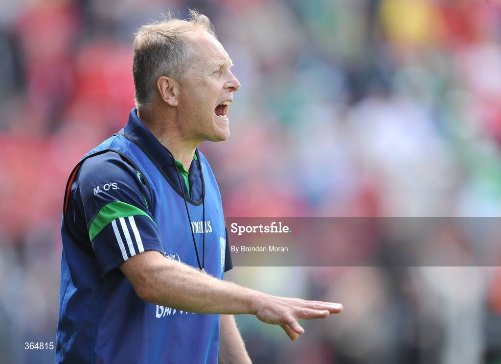 5 July 2009; Mickey Ned O'Sullivan, Limerick manager. GAA Football Munster Senior Championship Final, Limerick v Cork, Pairc Ui Chaoimh, Cork. Picture credit: Brendan Moran / SPORTSFILE