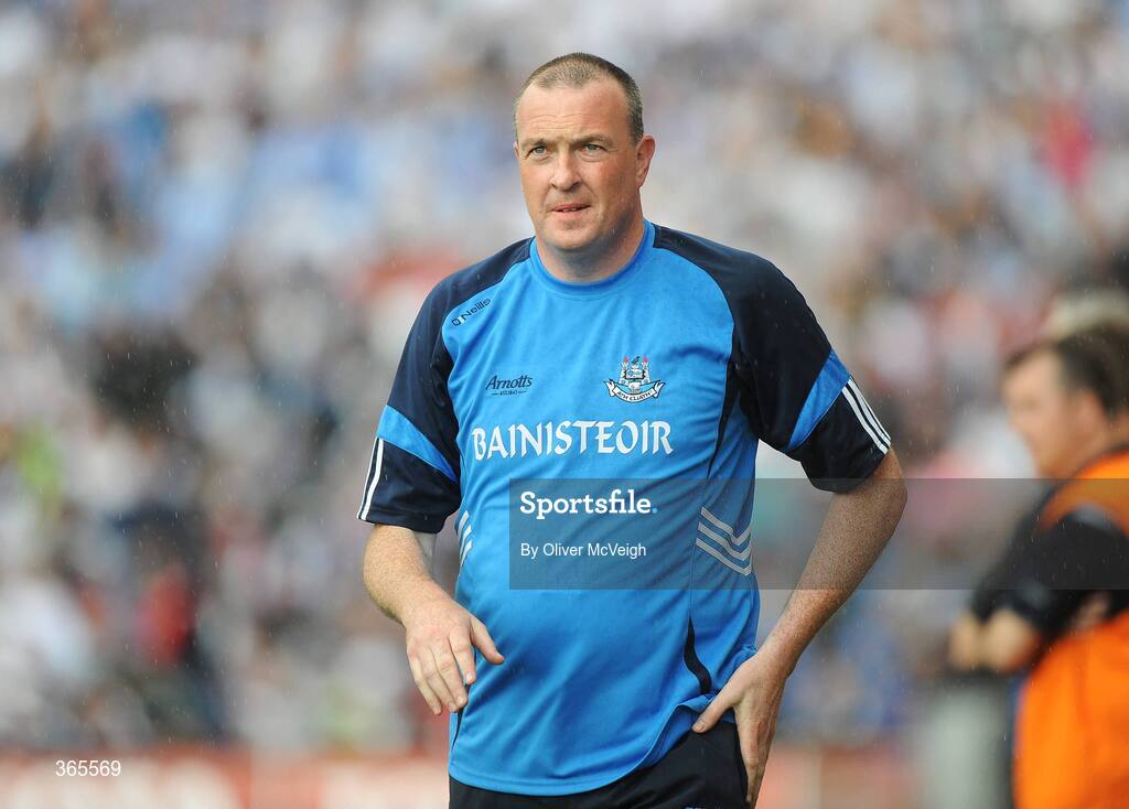 12 July 2009; Dublin Manager Pat Gilroy watches on from the sideline. GAA Football Leinster Senior Championship Final, Dublin v Kildare, Croke Park, Dublin. Picture credit: Oliver McVeigh / SPORTSFILE
