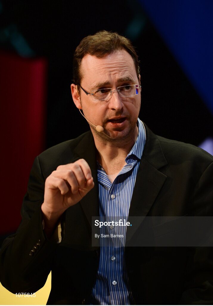 5 November 2015; Jim Edwards, Business Insider, on the Marketing Stage during Day 3 of the 2015 Web Summit in the RDS, Dublin, Ireland. Picture credit: Sam Barnes / SPORTSFILE / Web Summit