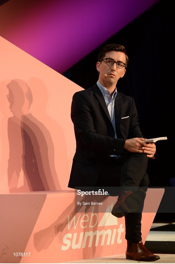5 November 2015;  Charlie Wells, Wall Street Journal, on the Marketing Stage during Day 3 of the 2015 Web Summit in the RDS, Dublin, Ireland. Picture credit: Sam Barnes / SPORTSFILE / Web Summit