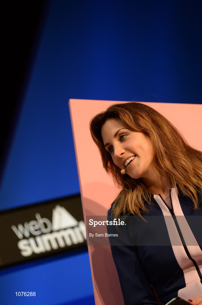 5 November 2015; Anne-Marie Tomchak, BBC, on the Marketing Stage during Day 3 of the 2015 Web Summit in the RDS, Dublin, Ireland. Picture credit: Sam Barnes / SPORTSFILE / Web Summit