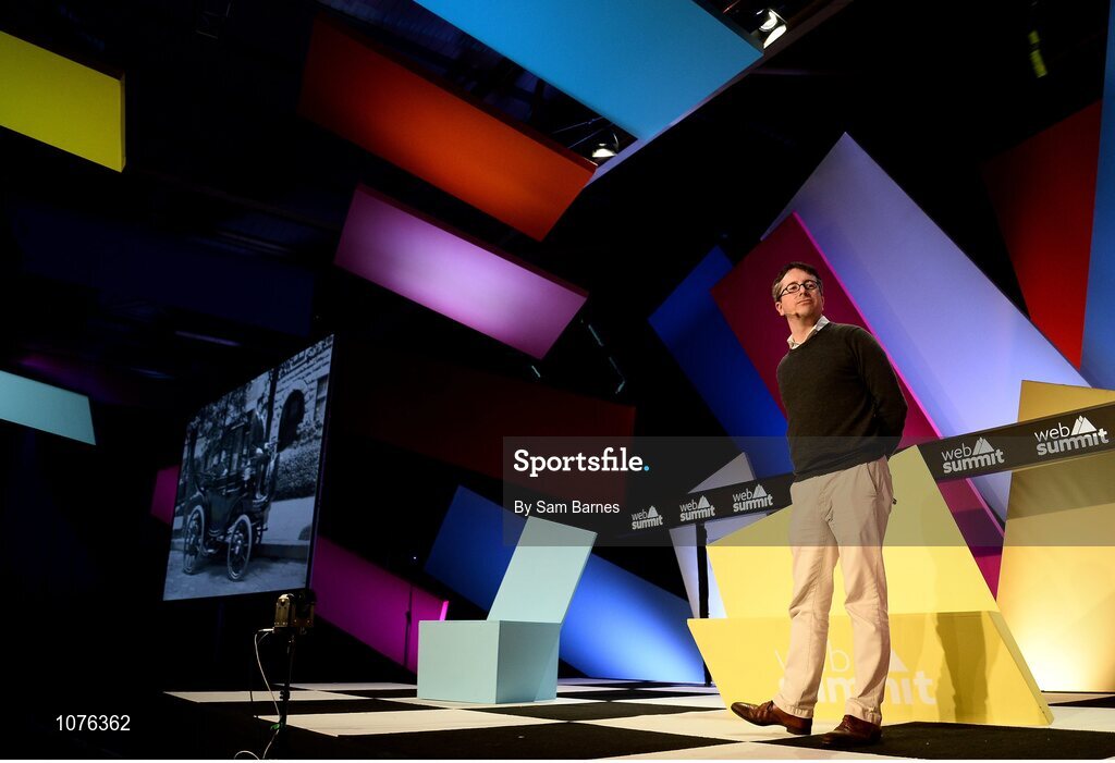 5 November 2015; Benedict Evans, Andreessen Horowitz, on the Marketing Stage during Day 3 of the 2015 Web Summit in the RDS, Dublin, Ireland. Picture credit: Sam Barnes / SPORTSFILE / Web Summit