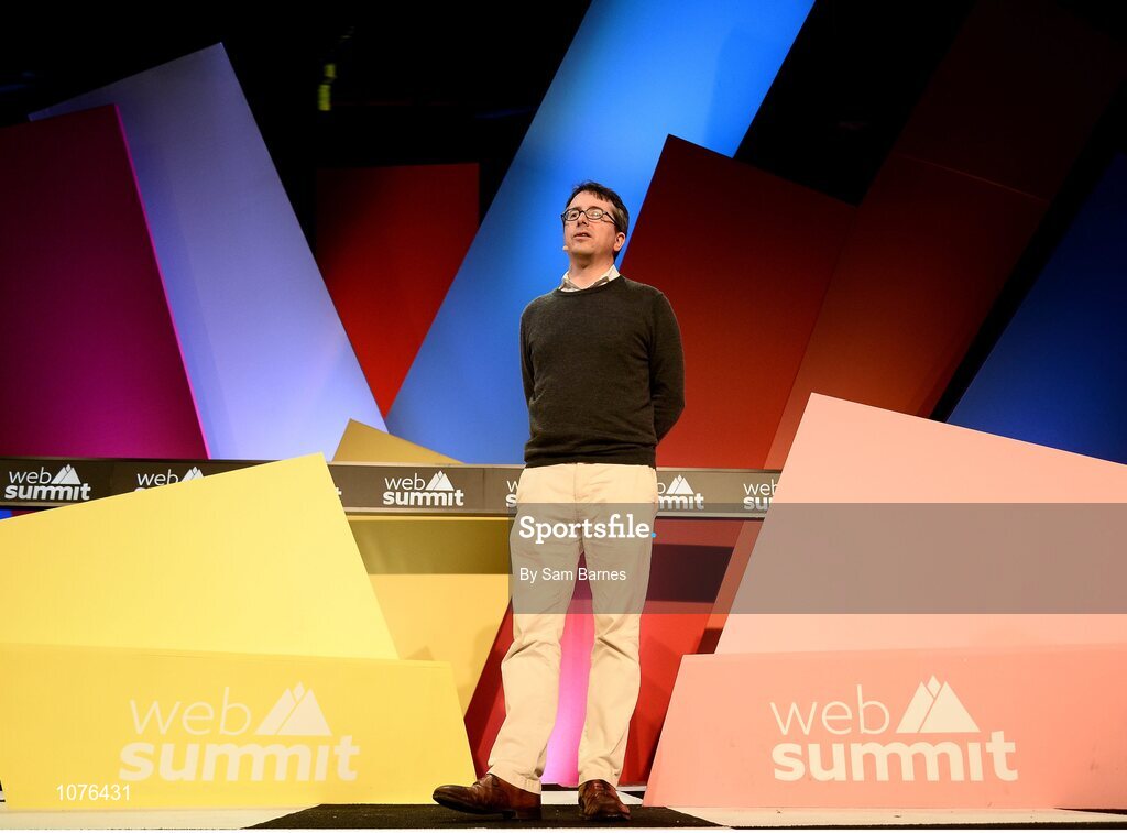 5 November 2015; Benedict Evans, Andreessen Horowitz, on the Marketing Stage during Day 3 of the 2015 Web Summit in the RDS, Dublin, Ireland. Picture credit: Sam Barnes / SPORTSFILE / Web Summit