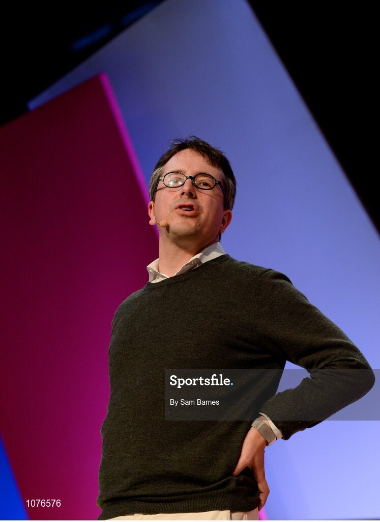 5 November 2015; Benedict Evans, Andreessen Horowitz, on the Marketing Stage during Day 3 of the 2015 Web Summit in the RDS, Dublin, Ireland. Picture credit: Sam Barnes / SPORTSFILE / Web Summit