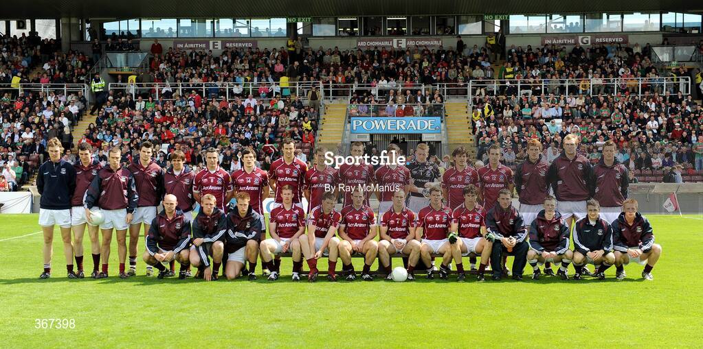 19 July 2009; The Galway squad. GAA Football Connacht Senior Championship Final, Galway v Mayo, Pearse Stadium, Salthill, Galway. Picture credit: Ray McManus / SPORTSFILE