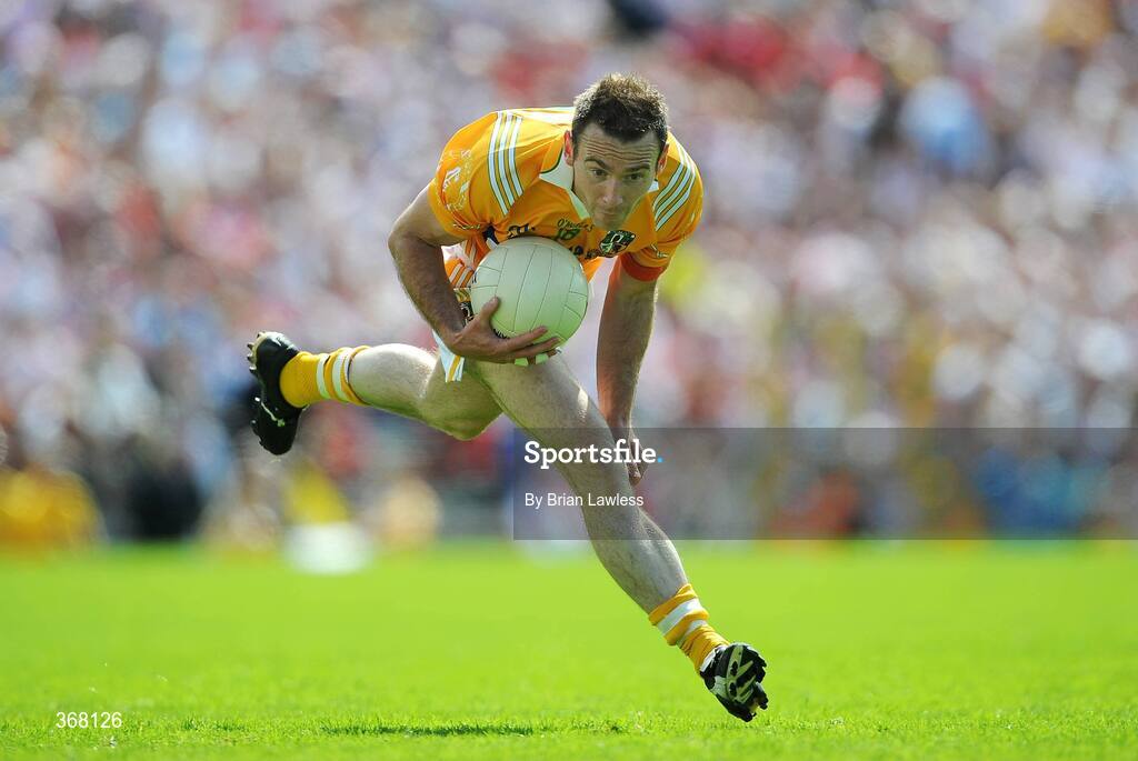19 July 2009; Ciaran Close, Antrim. GAA Football Ulster Senior Championship Final, Tyrone v Antrim, St Tighearnach's Park, Clones, Co. Monaghan. Picture credit: Brian Lawless / SPORTSFILE