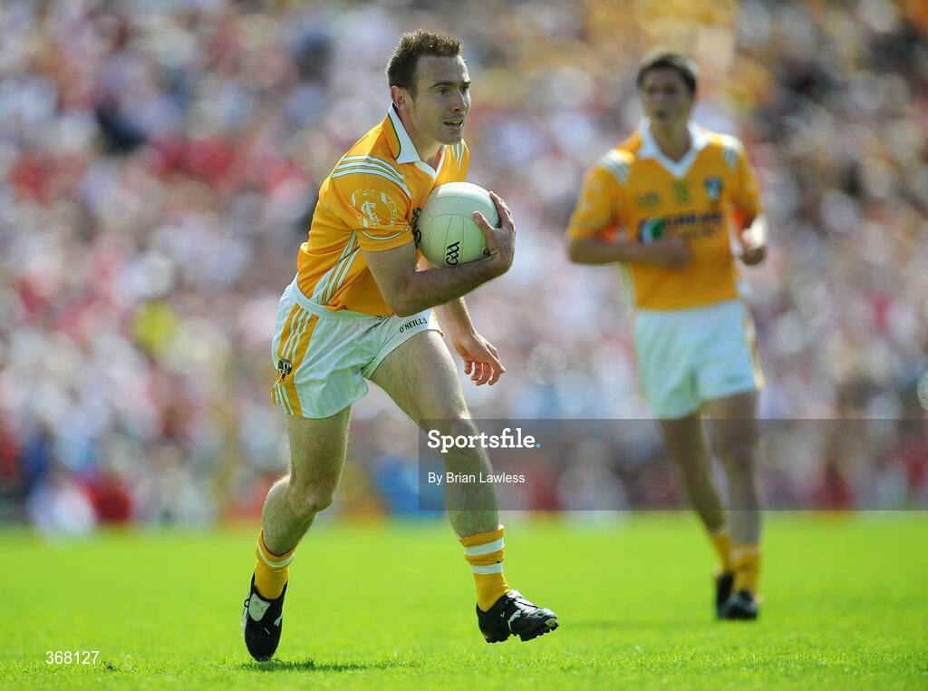 19 July 2009; Ciaran Close, Antrim. GAA Football Ulster Senior Championship Final, Tyrone v Antrim, St Tighearnach's Park, Clones, Co. Monaghan. Picture credit: Brian Lawless / SPORTSFILE