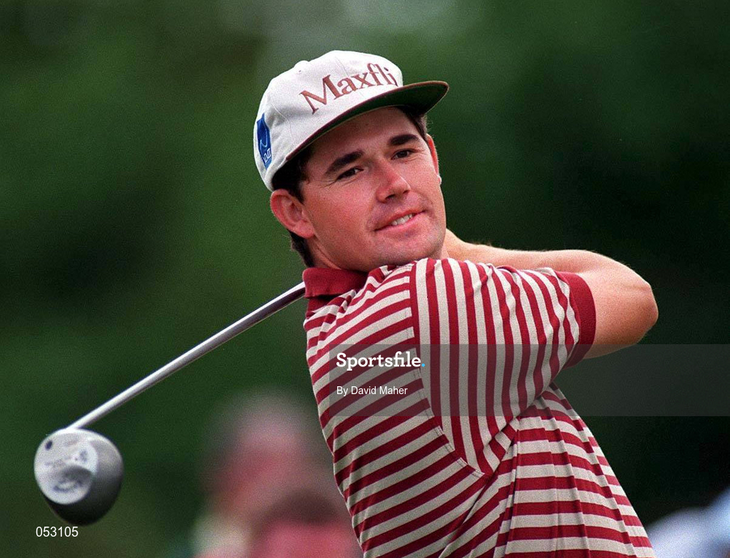 2 July 1997; Padraig Harrington of Ireland pictured during the Murphy's Irish Open Pro-Am at Druids Glenn Golf Club in Wicklow. Photo by David Maher/Sportsfile