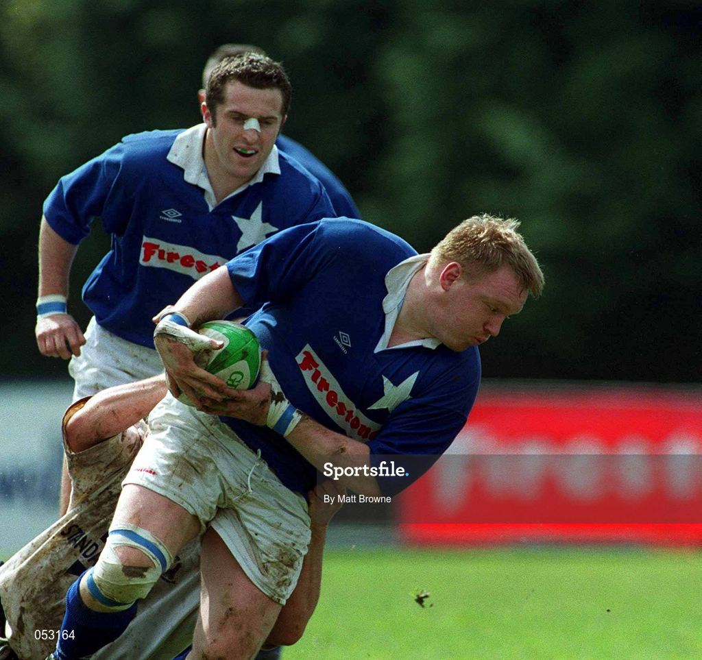 29 April 2000; Peter Coyle of St Mary's during the AIB All-Ireland League Division 1 match between St Mary's and Cork Constitution at Templeville Road in Dublin. Photo by Matt Browne/Sportsfile