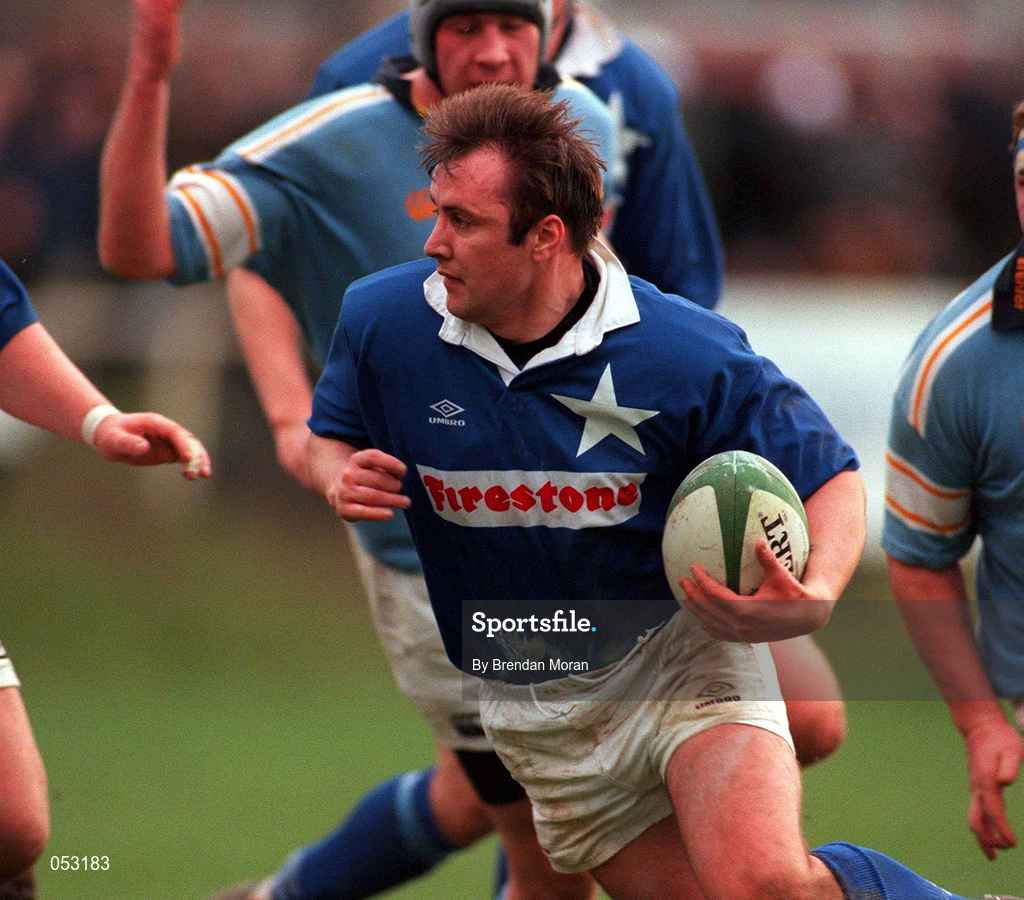 21 January 2000; Philip Lynch of St Mary's during the AIB All-Ireland League Division 1 match between Garryowne and St Mary's at Dooradoyle in Limerick. Photo By Brendan Moran/Sportsfile