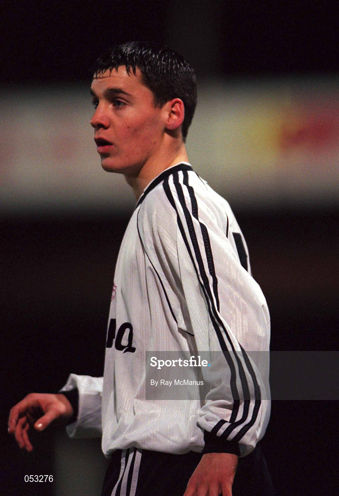 21 January 2000; Sean Malee of Galway United during the Eircom League Premier Division match between St Patrick's Athletic and Galway United at Richmond Park in Dublin. Photo by Ray McManus/Sportsfile