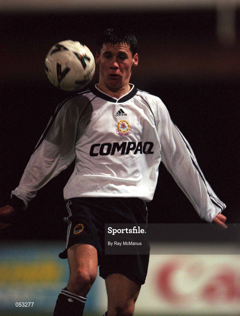 21 January 2000; Sean Malee of Galway United during the Eircom League Premier Division match between St Patrick's Athletic and Galway United at Richmond Park in Dublin. Photo by Ray McManus/Sportsfile