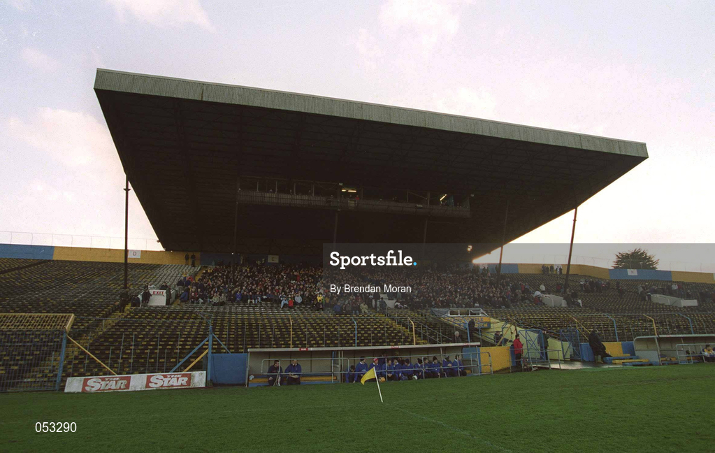 26 November 2000; A general view of the old stand ahead of the AIB Munster Senior Hurling Club Championship Final match between Sixmilebridge and Mount Sion at Semple Stadium in Thurles, Tipperary. Photo By Brendan Moran/Sportsfile