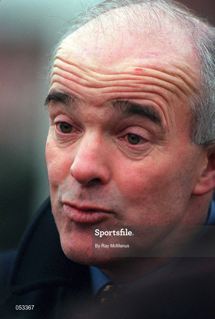 26 December 2000; Trainer Ted Walsh during Day 1 of the Leopardstown Christmas Festival at Leopardstown Racecourse in Dublin. Photo by Ray McManus/Sportsfile