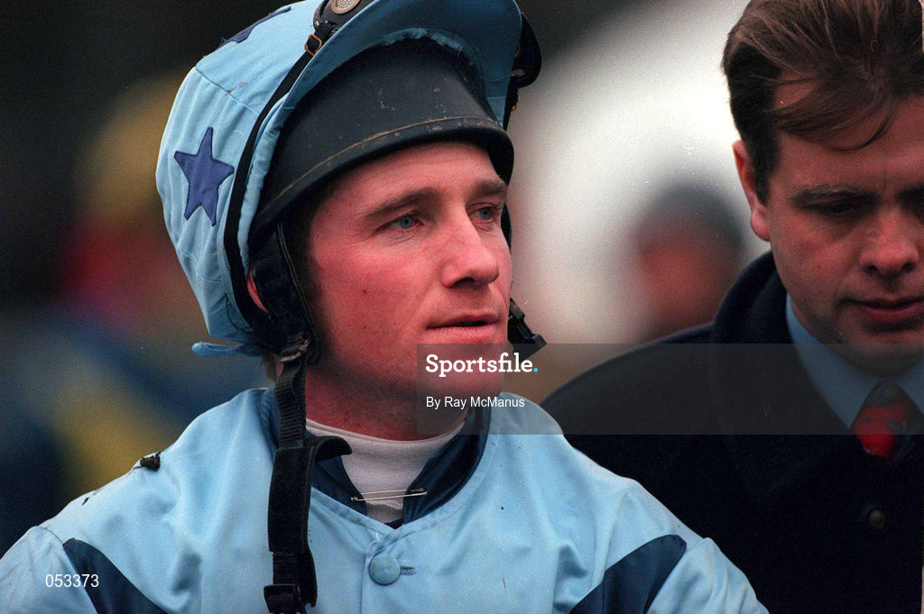 26 December 2000; Jockey Terence Mitchell during Day 1 of the Leopardstown Christmas Festival at Leopardstown Racecourse in Dublin. Photo by Ray McManus/Sportsfile