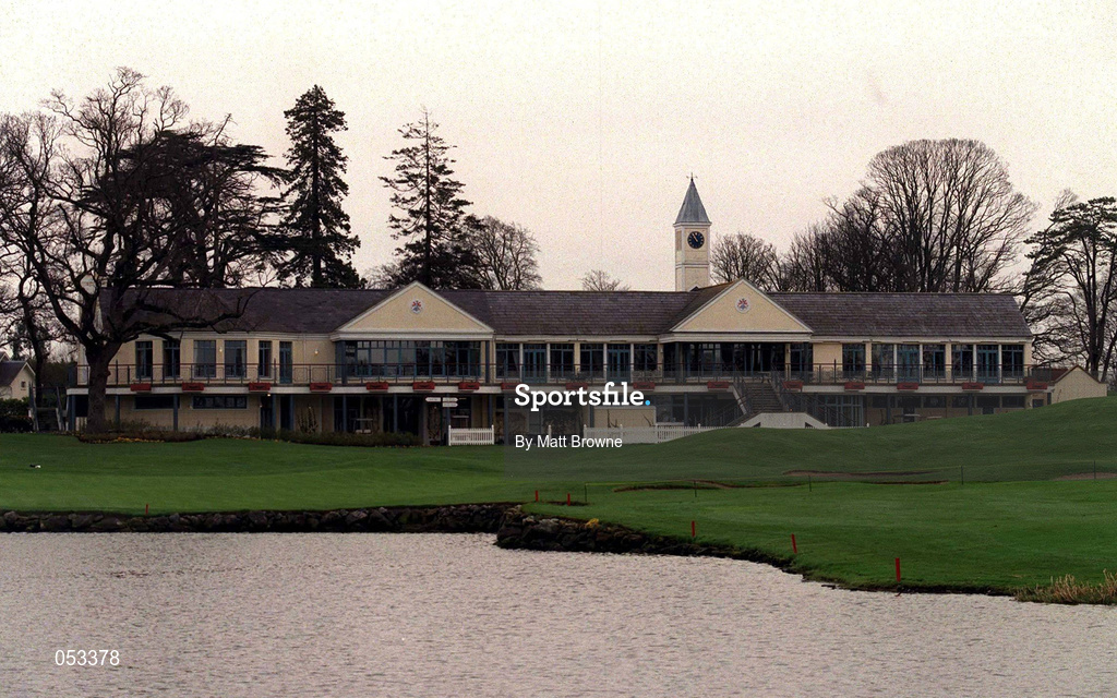 19 February 1999: A general view of The K Club, in Straffan, Kildare, which will host the Smurfit European Open later in the year. Photo by Matt Browne/Sportsfile
