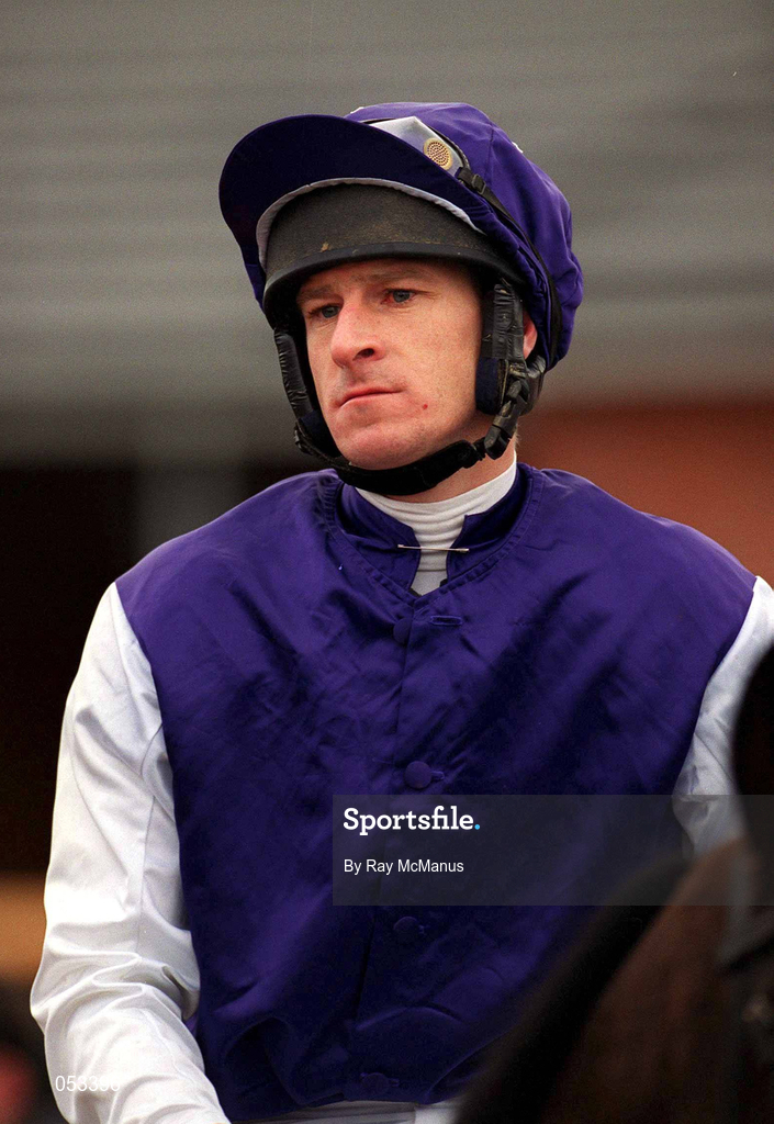 16 January 2000; Jockey Thomas Martin at Fairyhouse Racecourse in Meath. Photo by Ray McManus/Sportsfile
