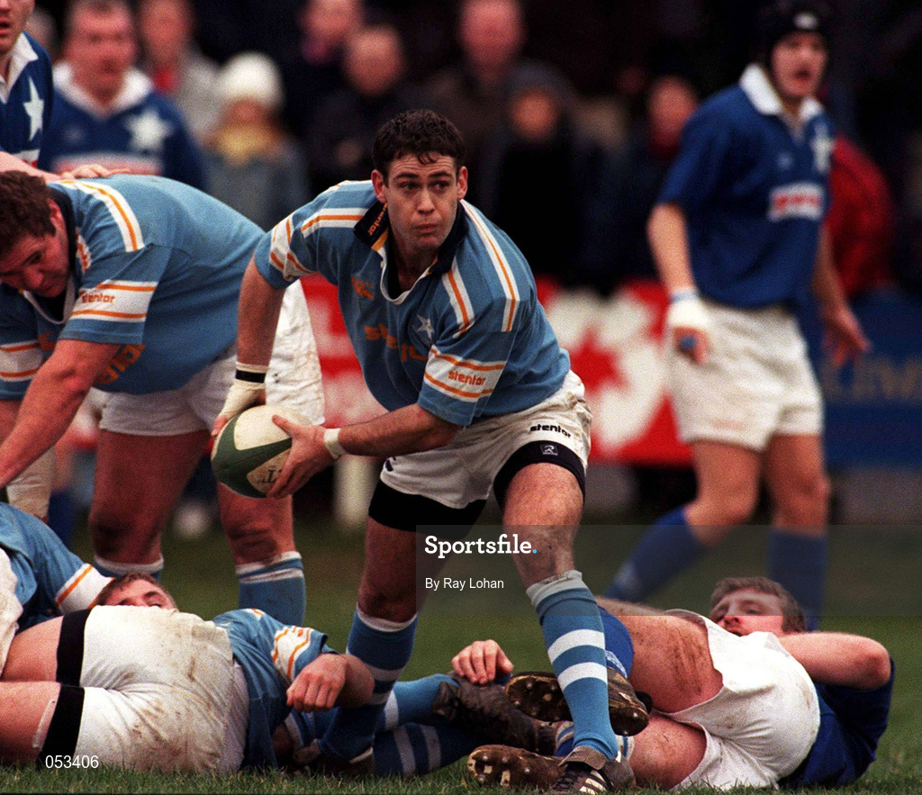 21 January 2000; Tom Tierney of Garryowen during the AIB All-Ireland League Division 1 match between Garryowne and St Mary's at Dooradoyle in Limerick. Photo by Ray Lohan/Sportsfile