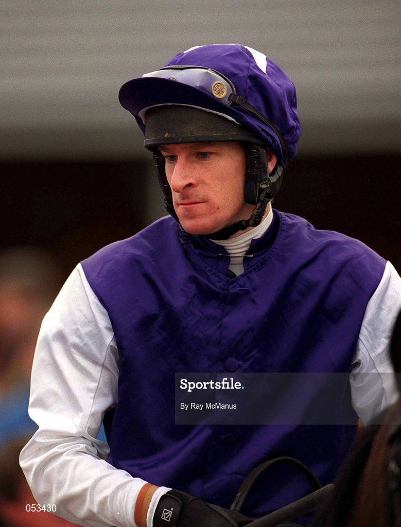 16 January 2000; Jockey Tony Martin at Fairyhouse Racecourse in Meath. Photo by Ray McManus/Sportsfile