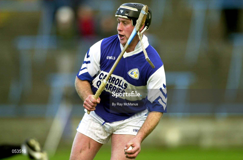 4 November 2000; David Cuddy of Castletown during the AIB Leinster Club Hurling Championship Quarter-Final match between Castletown and Birr at O'Moore Park in Portlaoise, Laois. Photo by Ray McManus/Sportsfile