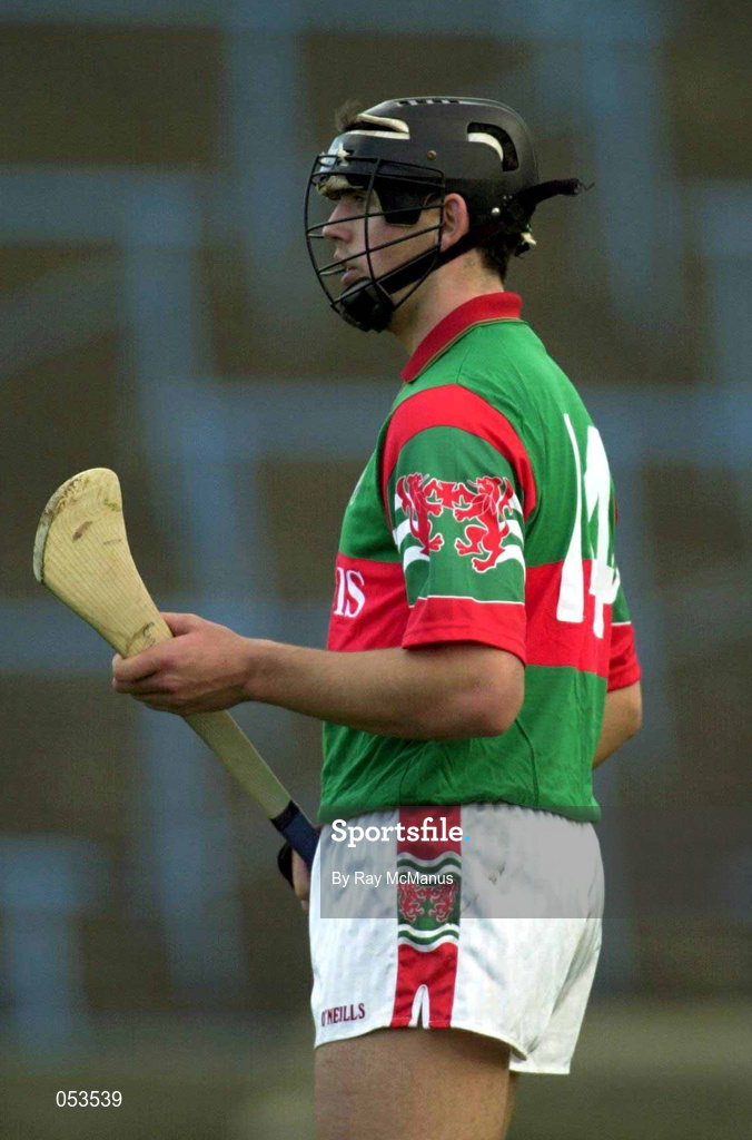4 November 2000; Gary Hanniffy of Birr during the AIB Leinster Club Hurling Championship Quarter-Final match between Castletown and Birr at O'Moore Park in Portlaoise, Laois. Photo by Ray McManus/Sportsfile
