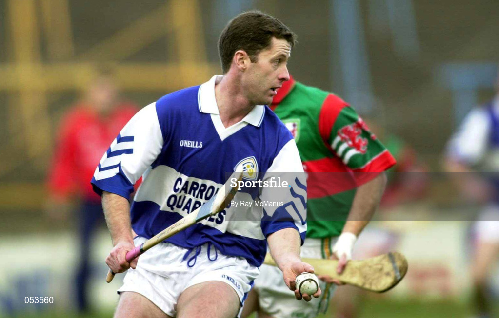 4 November 2000; John O'Sullivan of Castletown during the AIB Leinster Club Hurling Championship Quarter-Final match between Castletown and Birr at O'Moore Park in Portlaoise, Laois. Photo by Ray McManus/Sportsfile
