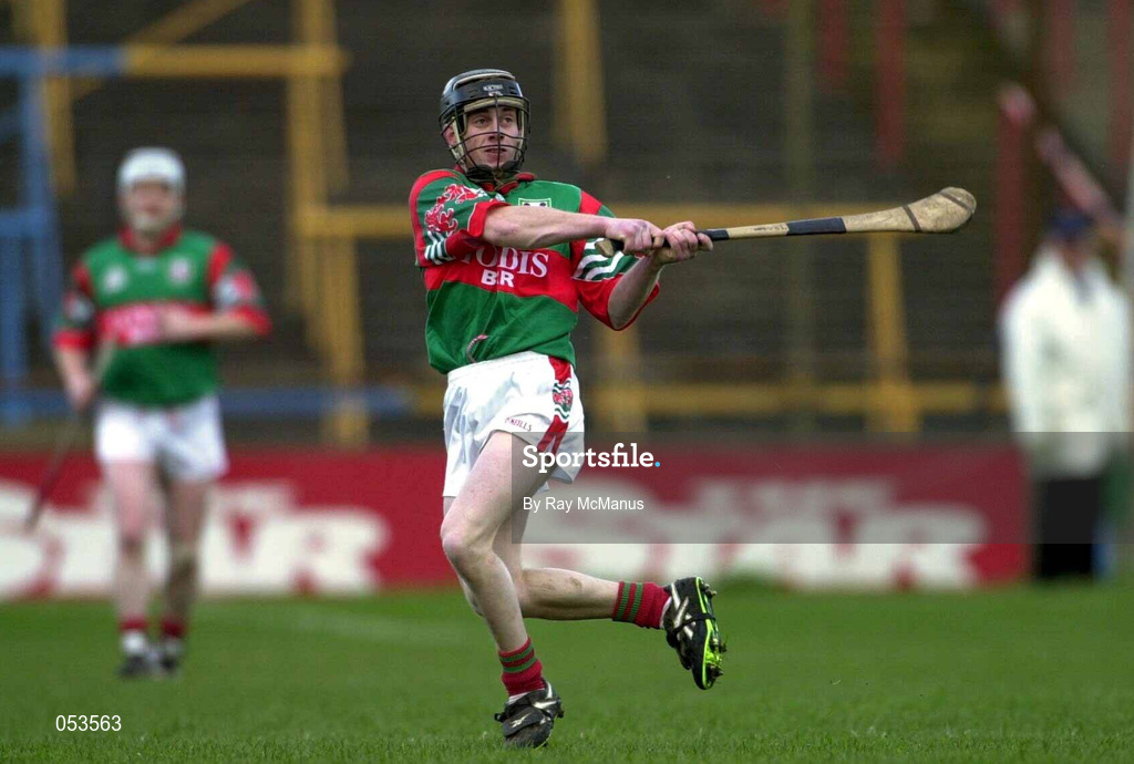4 November 2000; John Paul O'Meara of Birr  during the AIB Leinster Club Hurling Championship Quarter-Final match between Castletown and Birr at O'Moore Park in Portlaoise, Laois. Photo by Ray McManus/Sportsfile