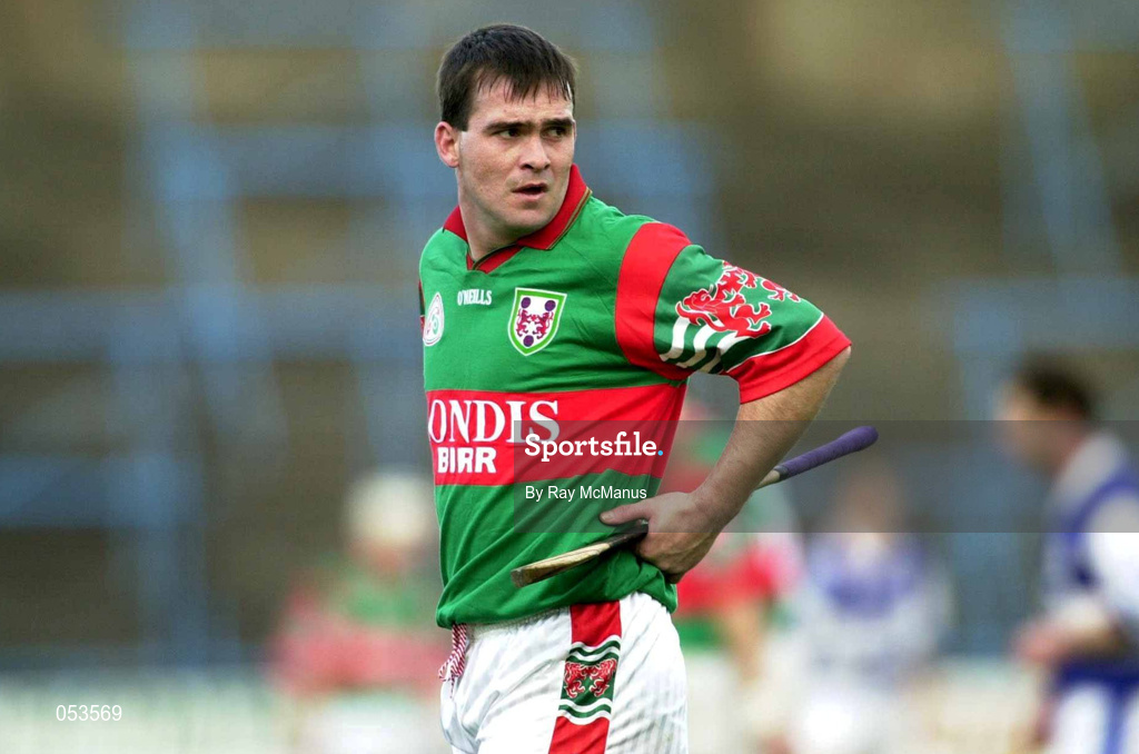 4 November 2000; Johnny Pilkington of Birr  during the AIB Leinster Club Hurling Championship Quarter-Final match between Castletown and Birr at O'Moore Park in Portlaoise, Laois. Photo by Ray McManus/Sportsfile
