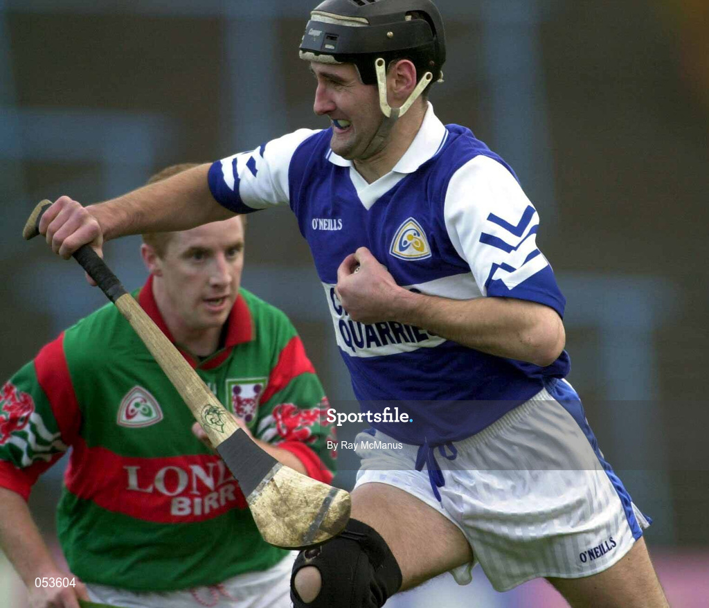 4 November 2000; Paul Cuddy of Castletown  during the AIB Leinster Club Hurling Championship Quarter-Final match between Castletown and Birr at O'Moore Park in Portlaoise, Laois. Photo by Ray McManus/Sportsfile