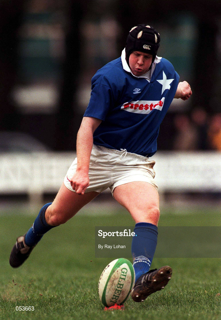 21 January 2000; Mark McHugh of St Mary's during the AIB All-Ireland League Division 1 match between Garryowne and St Mary's at Dooradoyle in Limerick. Photo by Ray Lohan/Sportsfile