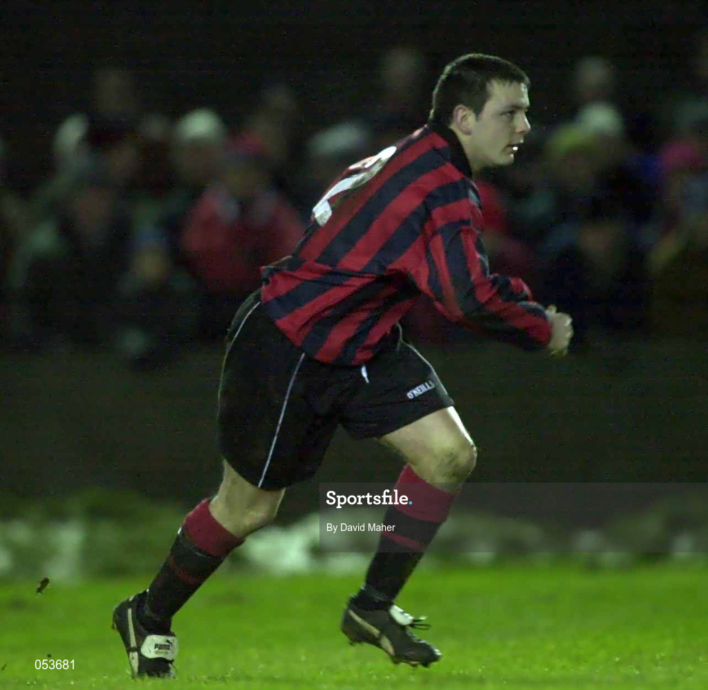 6 January 2000; Enda Kenny of Longford Town during the Harp Lager FAI Cup Second Round match between Longford Town and Cork City at Flancare Park in Longford. Photo by David Maher/Sportsfile