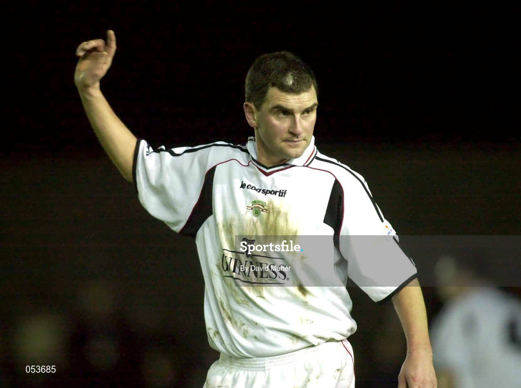 6 January 2000; Pat Morley of Cork City during the Harp Lager FAI Cup Second Round match between Longford Town and Cork City at Flancare Park in Longford. Photo by David Maher/Sportsfile