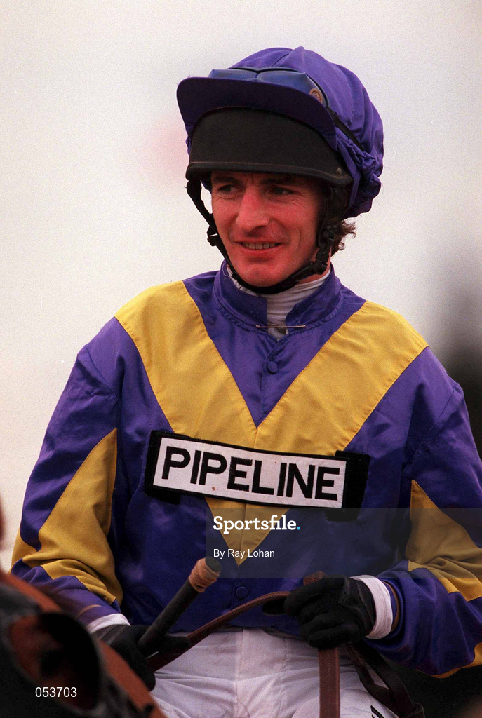 16 March 2000; Jockey Norman Williamson, on Terson De Mai, ahead of the Cathcart Challenge Cup Chase on Day Three of the Cheltenham Racing Festival at Prestbury Park in Cheltenham, England. Photo by Ray Lohan/Sportsfile