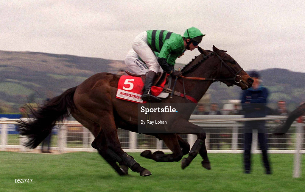 16 March 2000; Effectual I, with B J Crowley up, during the Bonusprint Stayers' Hurdle on Day Three of the Cheltenham Racing Festival at Prestbury Park in Cheltenham, England. Photo by Ray Lohan/Sportsfile