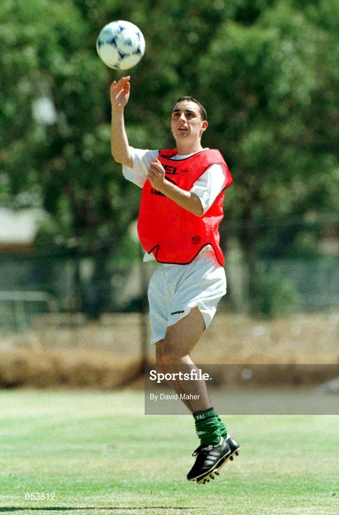 27 January 1999; Gary Dempsey during a Republic of Ireland U-17 Squad Training Session at Greenpoint AFC in Capetown, South Africa. Photo by David Maher/Sportsfile