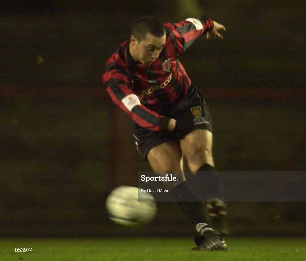 5 January 2001; David Morrison of Bohemians during the FAI Harp Lager Cup Second Round match between Bohemians and Drogheda United at Dalymount Park in Dublin. Photo by David Maher/Sportsfile