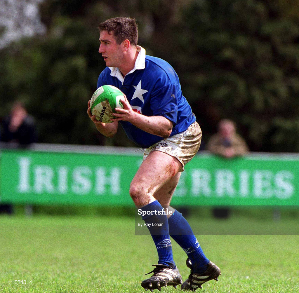 29 April 2000; Peter McKenna of St Mary's during the AIB All-Ireland League Division 1 match between St Mary's and Cork Constitution at Templeville Road in Dublin. Photo by Ray Lohan/Sportsfile