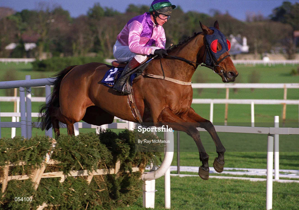 26 December 1999; Colonial Sunset, with Norman Williamson up, clears a hurdle during the Move-Over-Butter Extended Handicap Hurdle on day one of the Leopardstown Christmas Festival at Leopardstown racecourse in Dublin. Photo by Ray McManus/Sportsfile