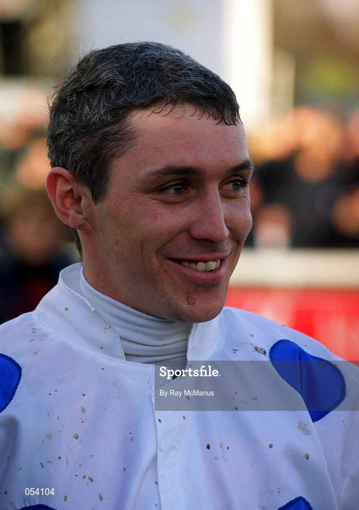 26 December 1999; Jockey Edward Callaghan on day one of the Leopardstown Christmas Festival at Leopardstown racecourse in Dublin. Photo by Ray McManus/Sportsfile