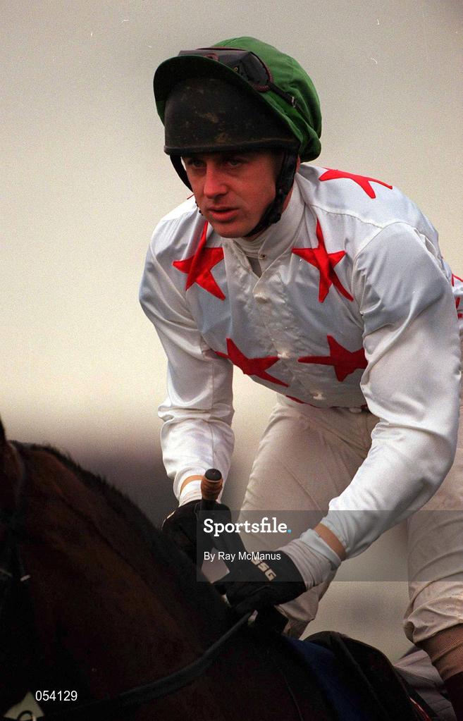 26 December 2000; Jockey Shay Barry during Day 1 of the Leopardstown Christmas Festival at Leopardstown Racecourse in Dublin. Photo by Ray McManus/Sportsfile