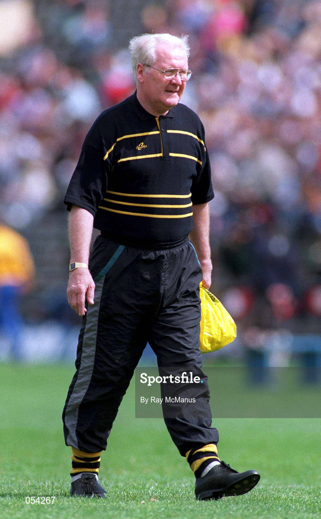 7 May 1995; Kilkenny manager Ollie Walsh during the Church & General National League Hurling Final between Kilkenny and Clare at Semple Stadium in Thurles, Tipperary. Photo by Ray McManus/Sportsfile