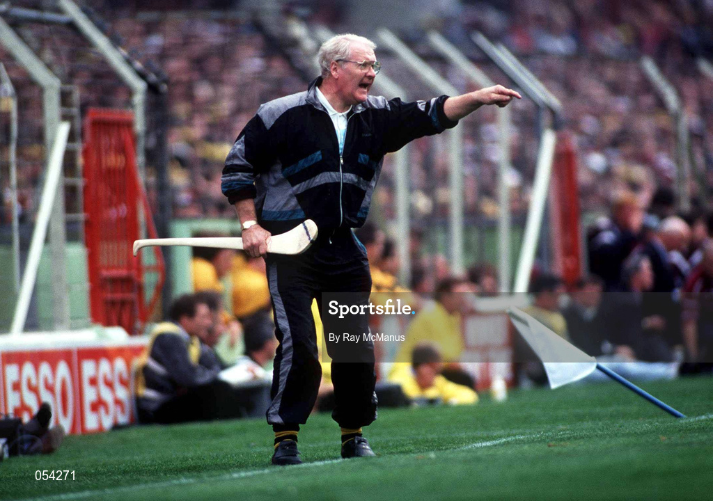 5 September 1993; Kilkenny manager Ollie Walsh during the All-Ireland Senior Hurling Championship Final match between Kilkenny and Galway at Croke Park in Dublin. Photo by Ray McManus/Sportsfile