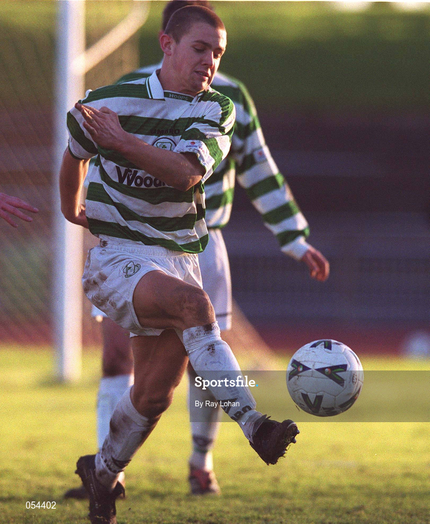 14 January 2001; Shane Robinson of Shamrock Rovers during the Eircom League Premier Division match between Shamrock Rovers and UCD at Morton Stadium in Santry, Dublin. Photo by Ray Lohan/Sportsfile
