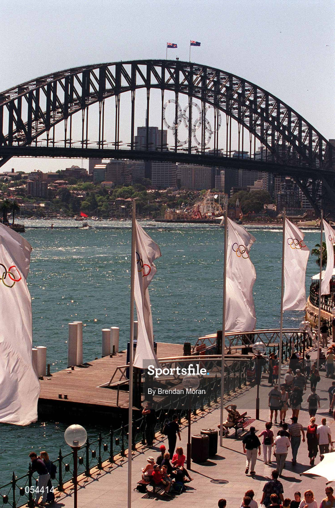 1 October 2000; A general view of the Sydney Harbour Bridge in Sydney, Australia. Photo by Brendan Moran/Sportsfile
