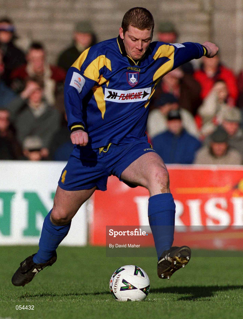 14 January 2001; Vinny Perth of Longford Town during the Eircom League Cup Second Round Replay match between Cork City and Longford Town at Turners Cross in Cork. Photo by David Maher/Sportsfile