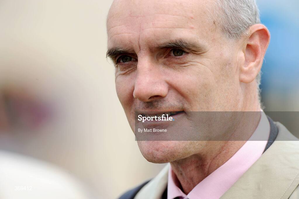 26 July 2009; Trainer Edward Harty after his horse Tovaria won the Save 20% By Booking On www.curragh.ie Handicap. Curragh Racecourse, Co. Kildare. Picture credit: Matt Browne / SPORTSFILE