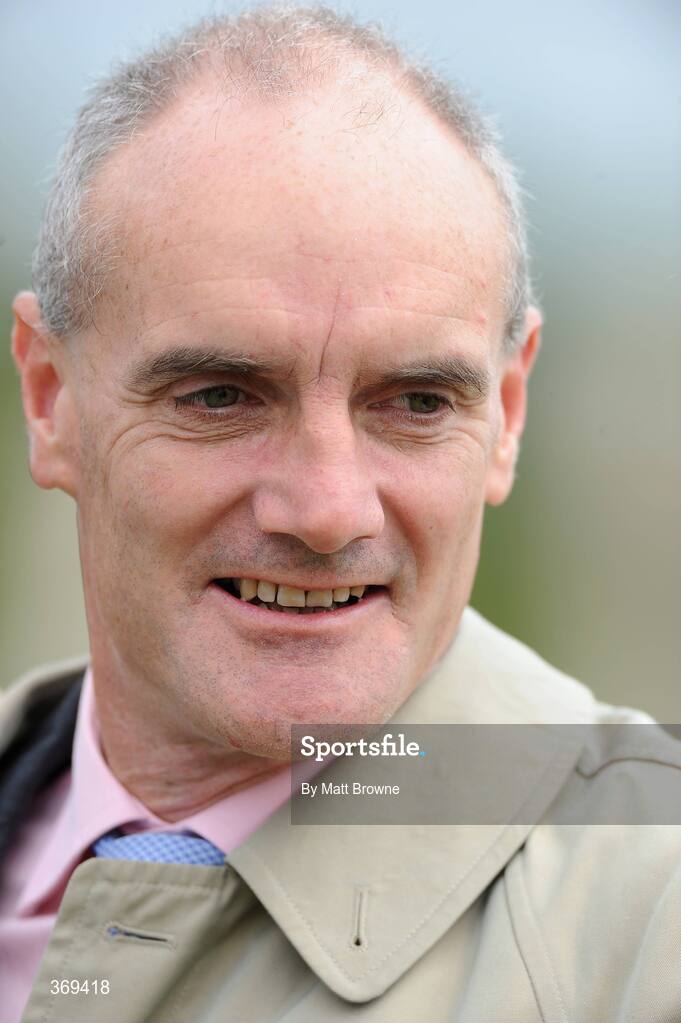 26 July 2009; Trainer Edward Harty after his horse Tovaria won the Save 20% By Booking On www.curragh.ie Handicap. Curragh Racecourse, Co. Kildare. Picture credit: Matt Browne / SPORTSFILE
