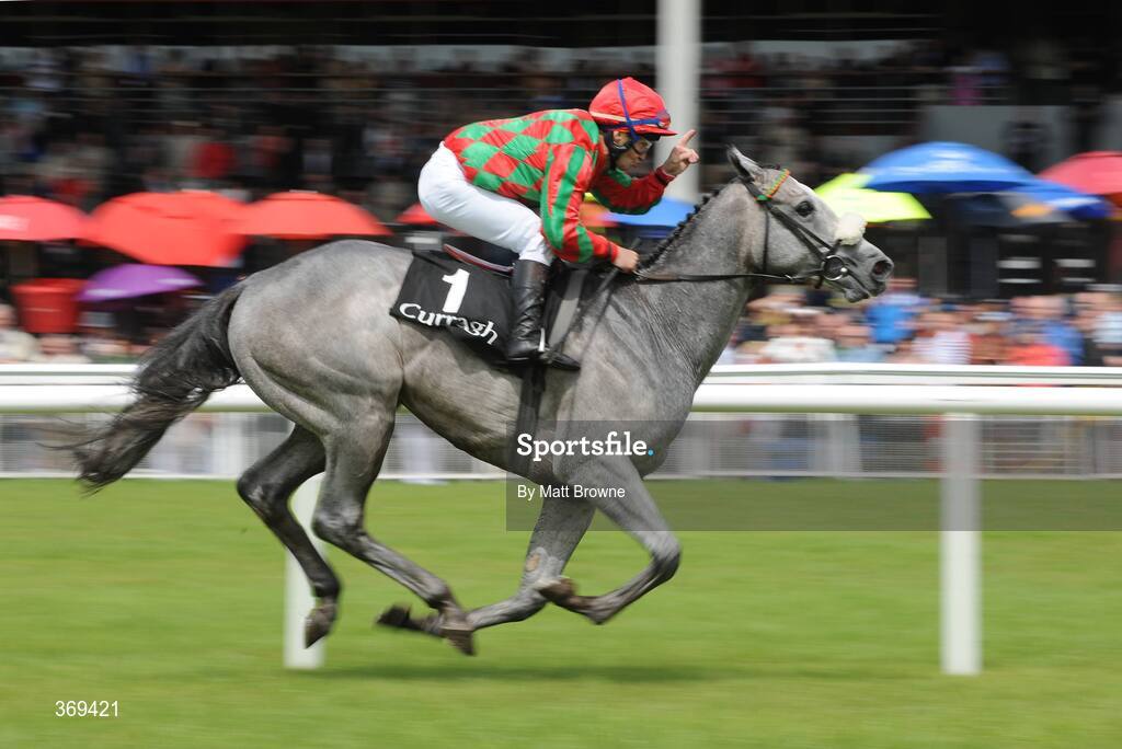 26 July 2009; Arctic with Pat Shanahan up goes on to win the Grangecon Stud Stakes. Curragh Racecourse, Co. Kildare. Picture credit: Matt Browne / SPORTSFILE