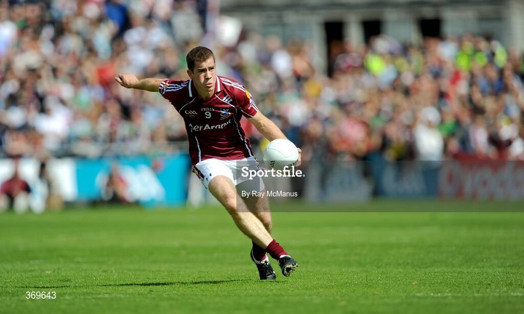 19 July 2009; Niall Coleman, Galway. GAA Football Connacht Senior Championship Final, Galway v Mayo, Pearse Stadium, Salthill, Galway. Picture credit: Ray McManus / SPORTSFILE